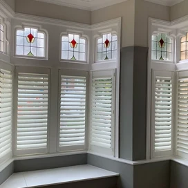 Cafe style shutters