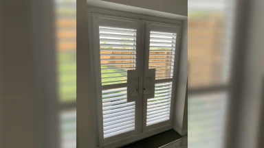 Full height window shutter
