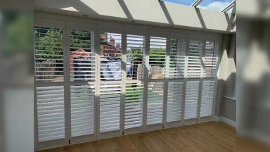 Kitchen window shutters fitted in Sheffield