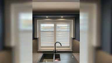 Full height kitchen window shutter in Rotherham